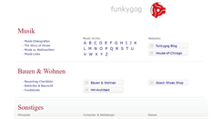 Desktop Screenshot of funkygog.de